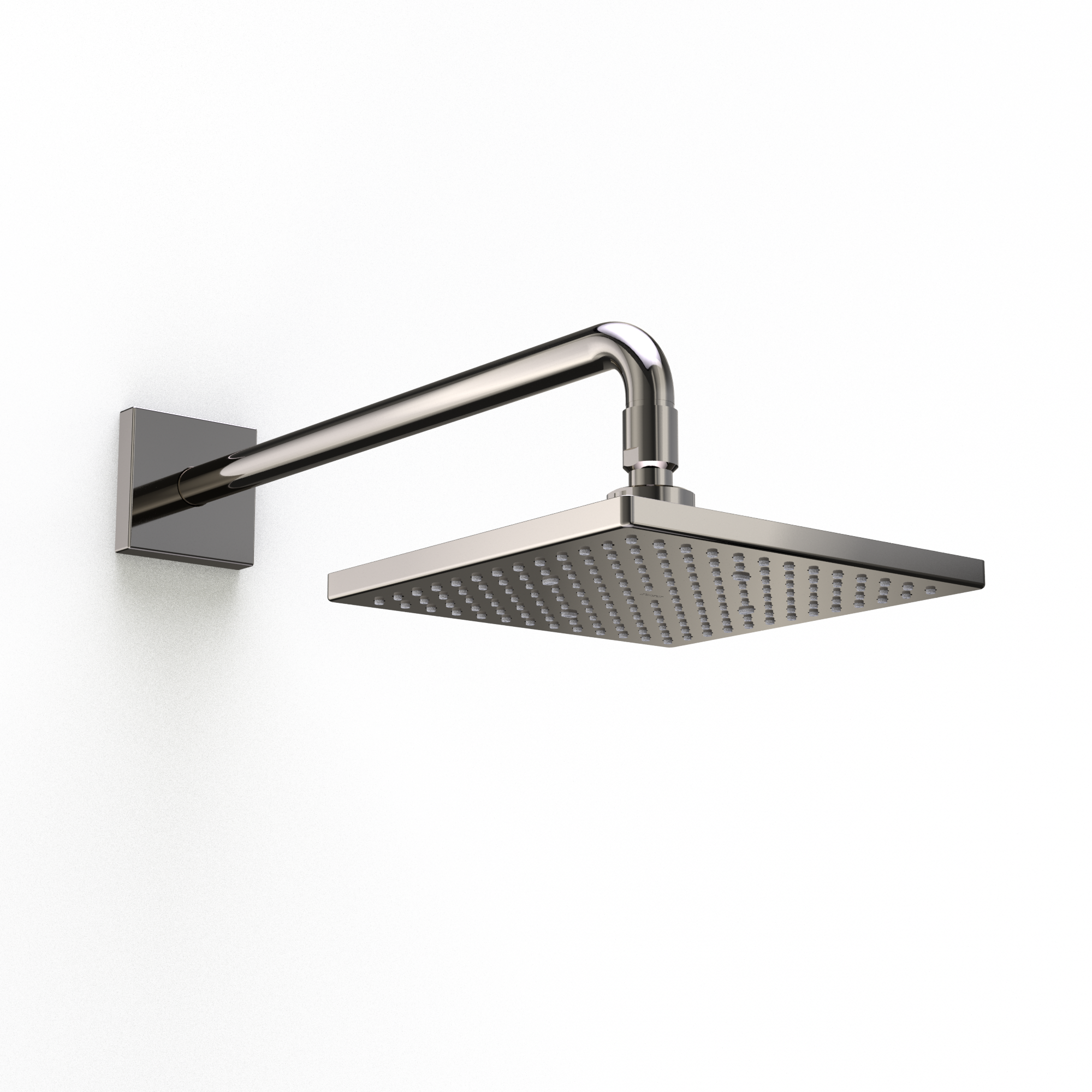 Toto G Series 2.5 GPM Single Spray 10 Inch Square Shower Head With Comfort Wave, Polished Nickel - TBW08002U1#PN