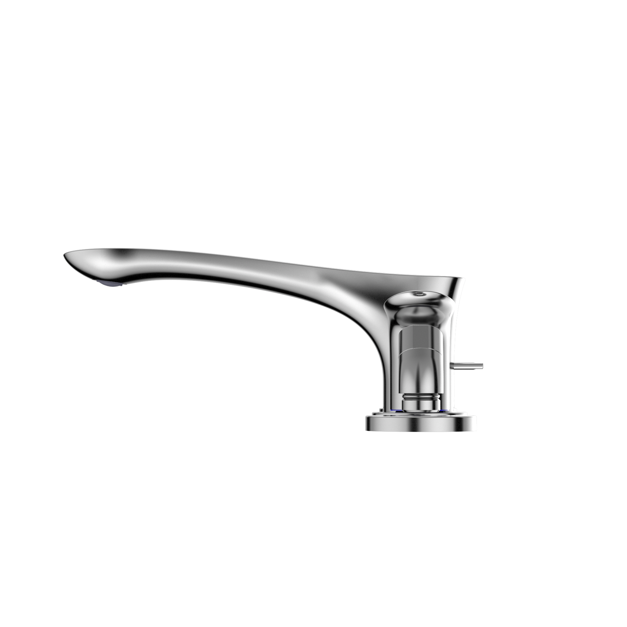 Toto GO Two-Handle Deck-Mount Roman Tub Filler Trim with Handshower, Polished Chrome - TBG01202U#CP