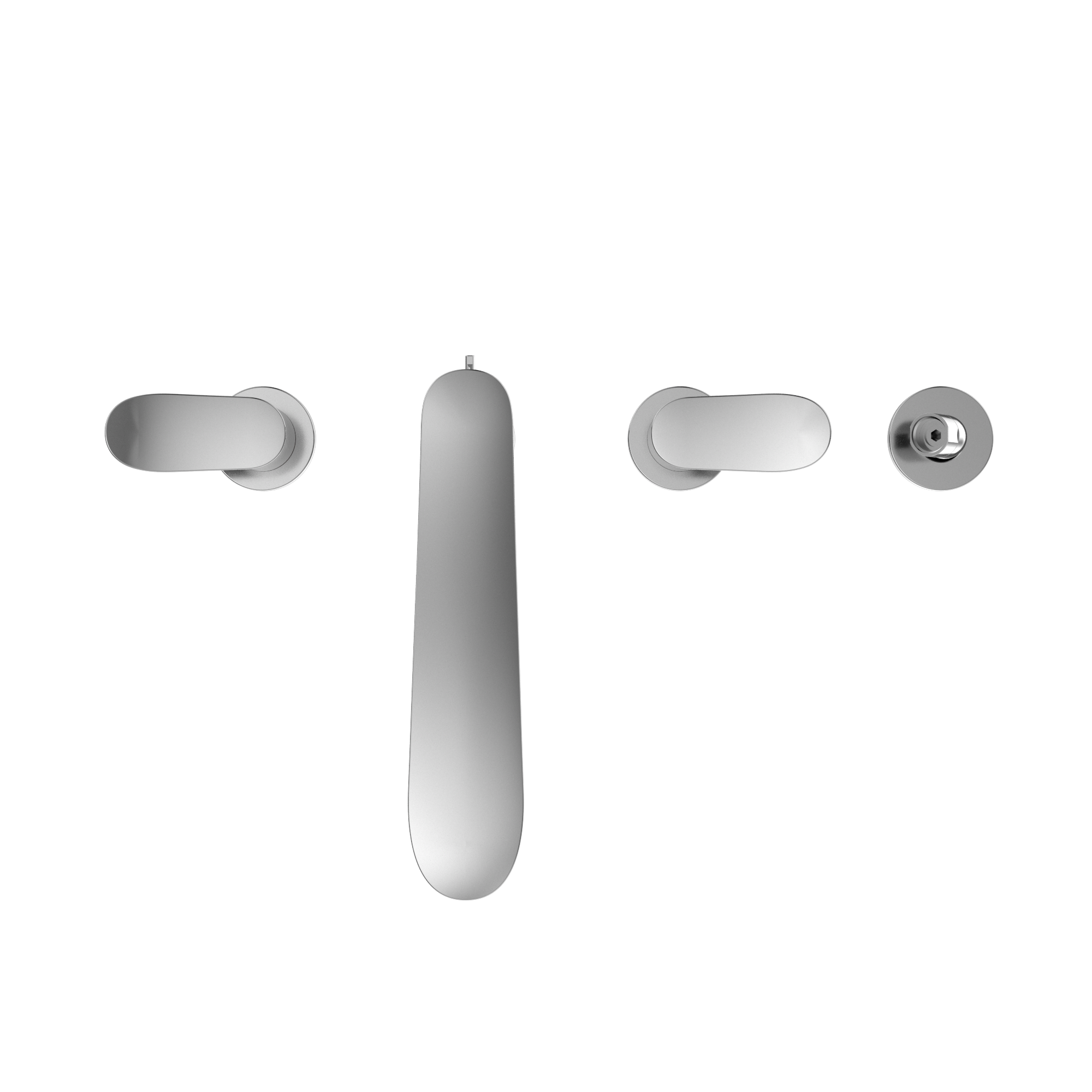 Toto GO Two-Handle Deck-Mount Roman Tub Filler Trim with Handshower, Polished Chrome - TBG01202U#CP