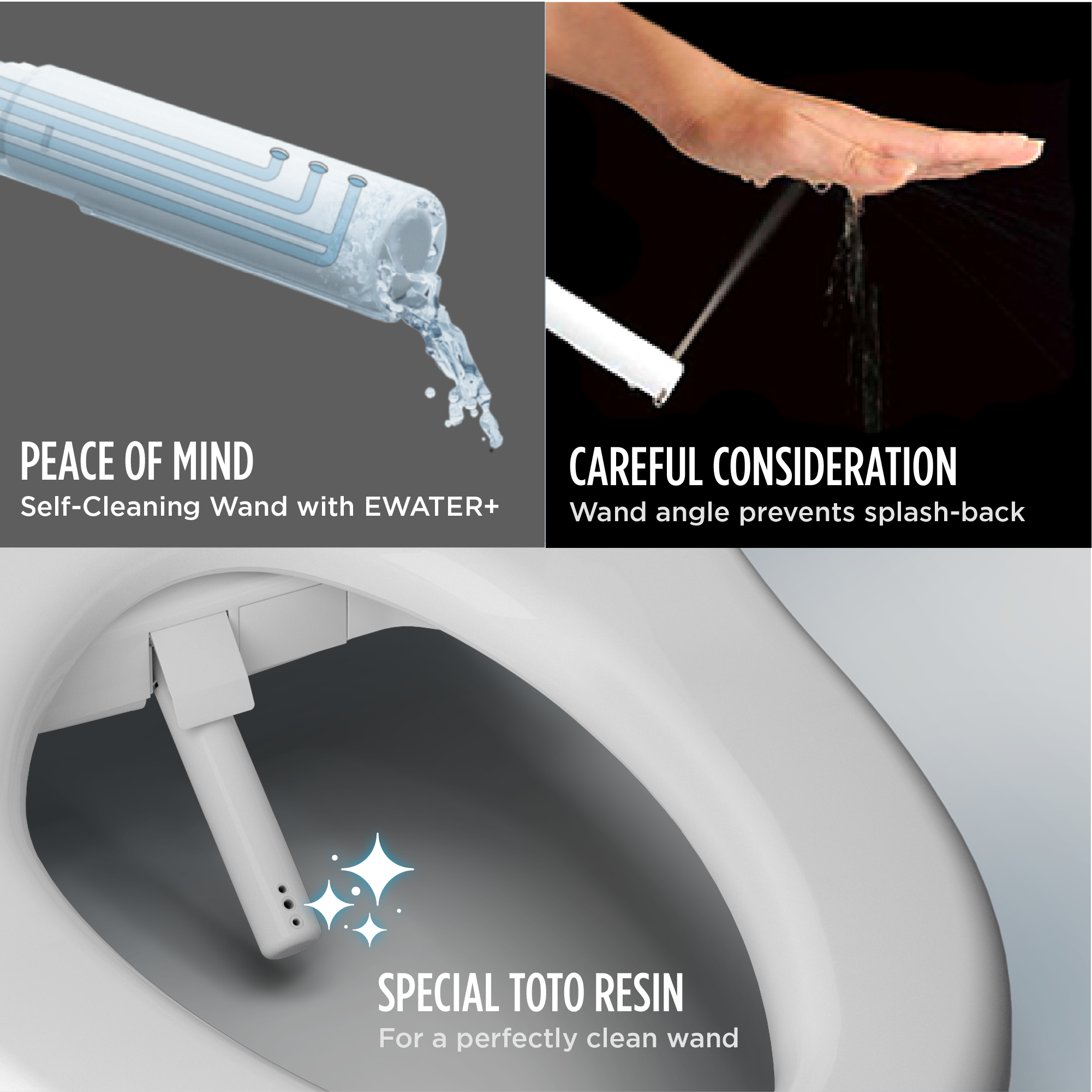 Toto S7 Bidet Seat, Auto-Flush Ready with Remote - Elongated in Cotton White - 3 pack