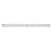 Long rectangular high-speed steel planer knife blade with Freud branding stamped on surface.
