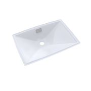 Toto LT931#01 Lloyd Rectangular Undermount Bathroom Sink: Cotton White