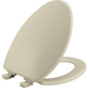 Bemis 7300SLEC 006 Elongated Plastic Toilet Seat in Bone with EasyClean and WhisperClose Hinge