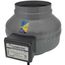 Panasonic Vortex VTX600L centrifugal inline duct fan with gray housing and cord attachment.