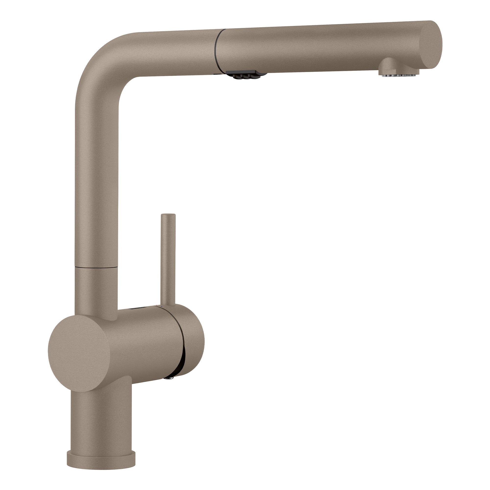 Blanco 526371: Linus Collection Pull-Out 8.69" Kitchen Faucet 1.5 GPM - Truffle