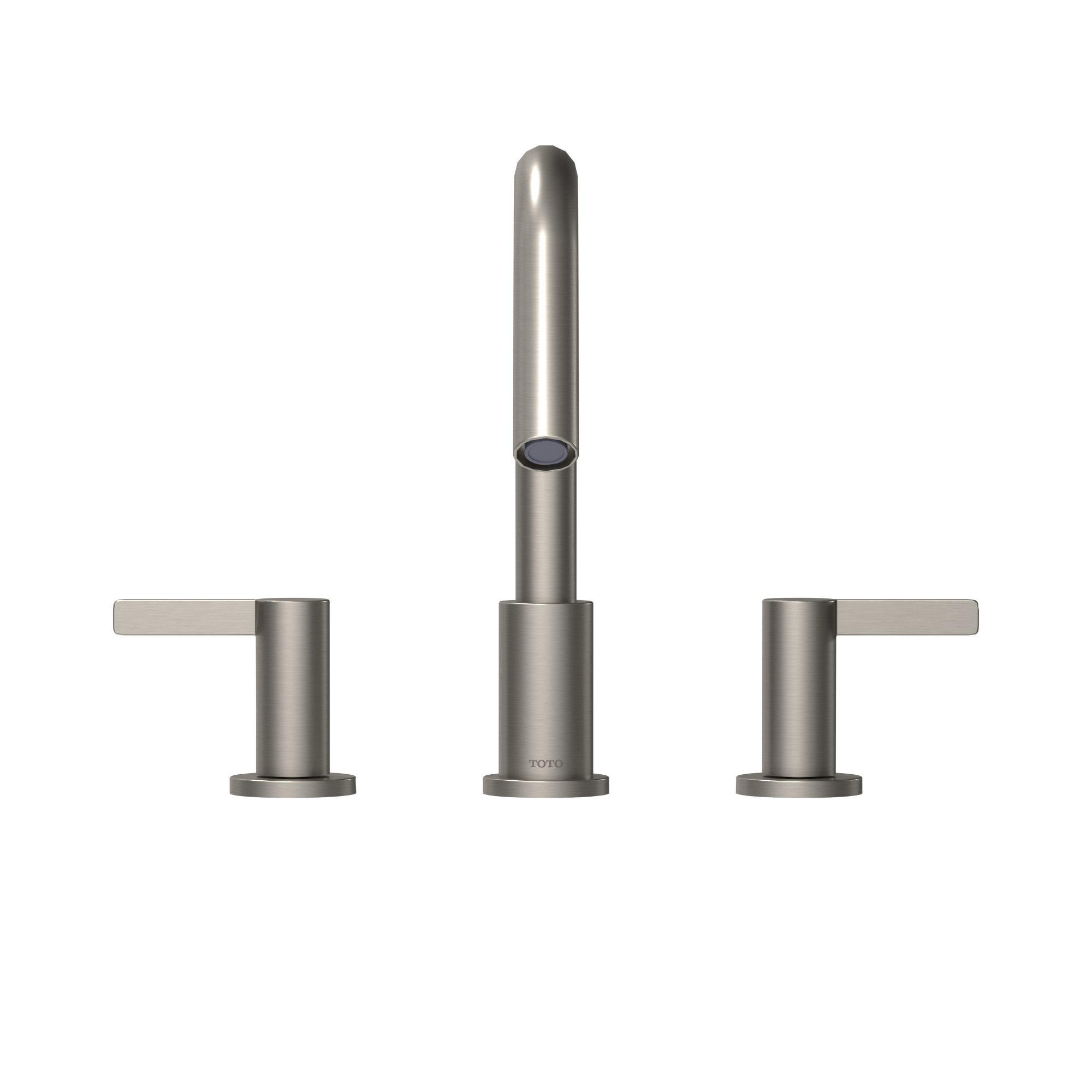 Toto GF Two Lever Handle Deck-Mount Roman Tub Filler Trim, Brushed Nickel