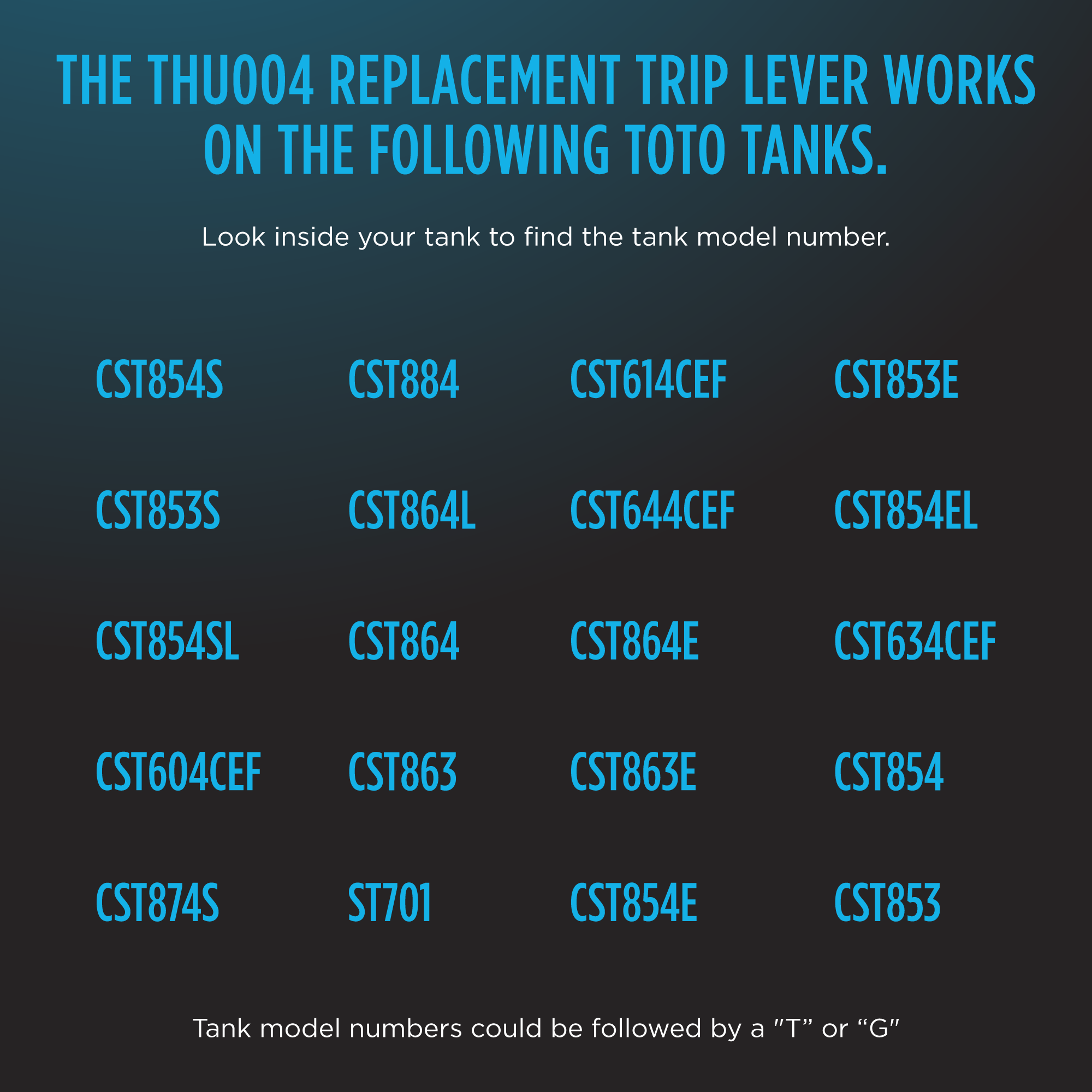 Toto Replacement Trip Lever For Select Model Toilets, Polished Chrome - 2 Pack