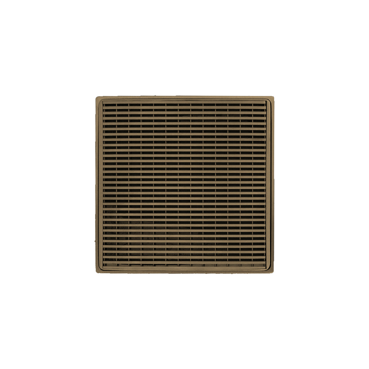 Infinity Drain 4" x 4" WDB 4-S SB Center Drain Kit: Satin Bronze