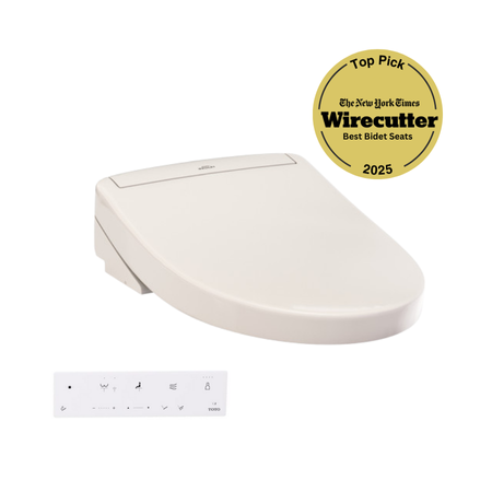 Toto S5 Washlet with Remote - Elongated in Sedona Beige