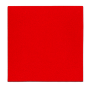 Four red square sanding sheets with adhesive backing for palm sanders.
