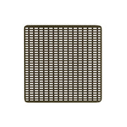 Infinity Drain WS 4 ORB 4" x 4" Wedge Wire Pattern Decorative Plate in Oil Rubbed Bronze