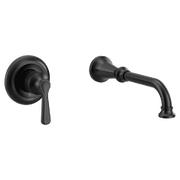 Moen Colinet One-Handle Non Diverter Wallmount Tub Filler in Matte Black - WTS44501BL