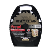 Freud 8" dado blade set with stacked teeth in black carrying case, labeled SD208S.