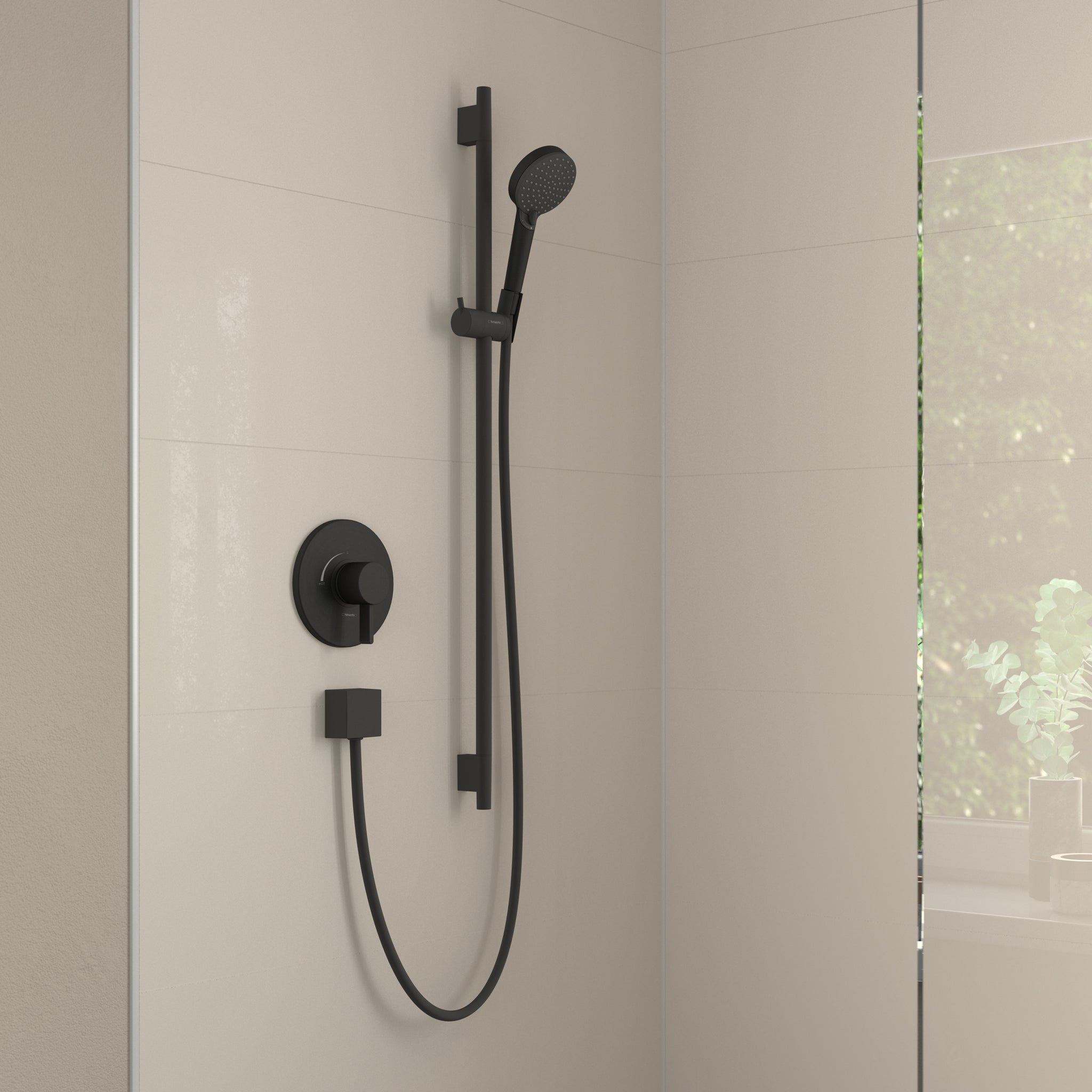 Hansgrohe 26270671 Vernis Blend Handshower 100 Vario-Jet, 2.5 GPM in Matte Black