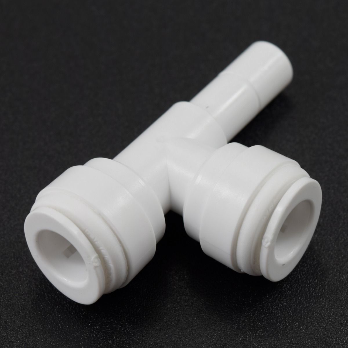 Sterling Water Treatment Side Stem Tee, 3/8 inch by 1/4 inch Stem, by 1/4 inch Tube - 6SE4-4SST4