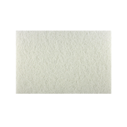 White non-woven rectangular buffer pad with textured surface.