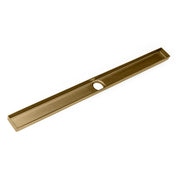 Infinity Drain 48" XC 6548 SB Linear Drain Channel: Satin Bronze