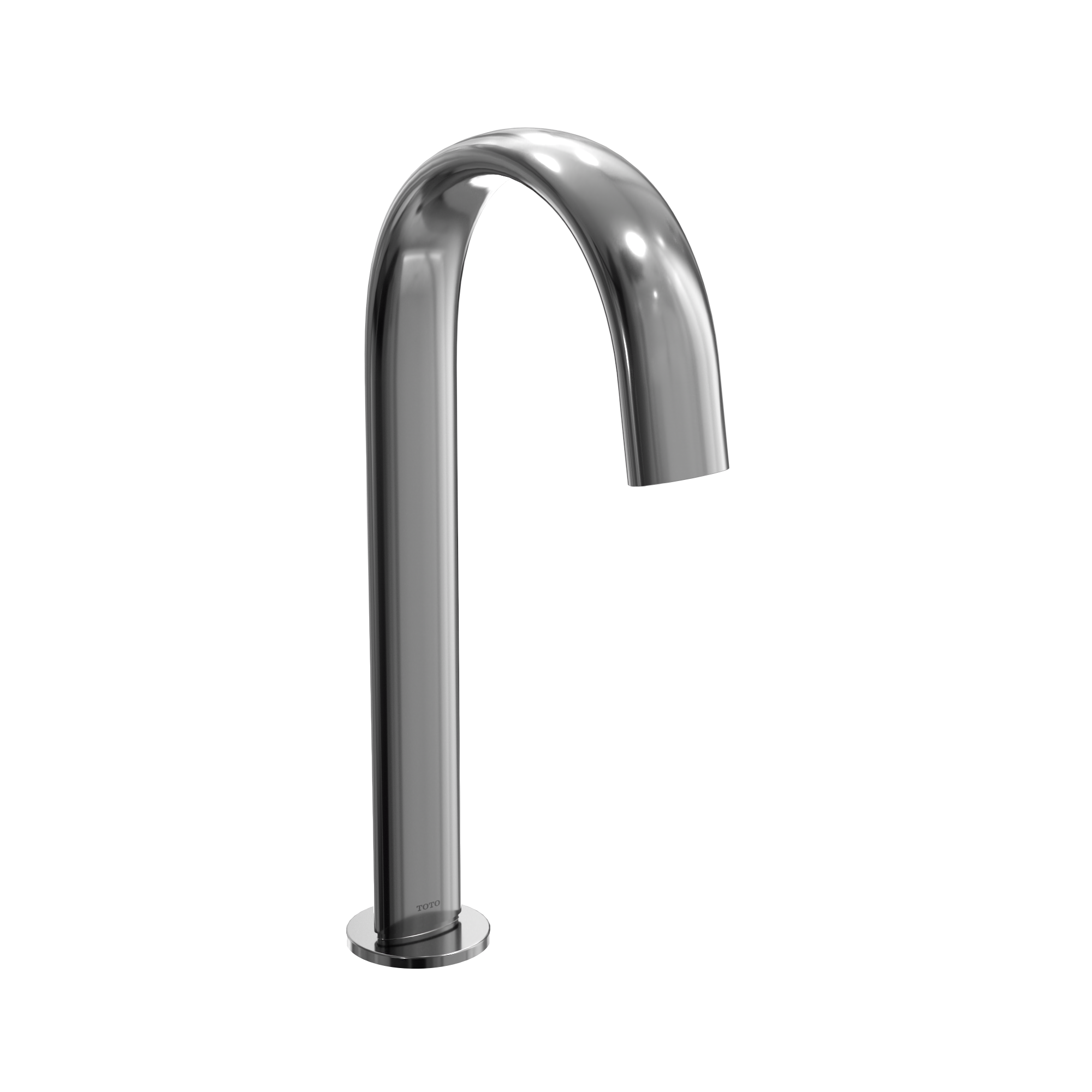 Toto Gooseneck Vessel AC Powered 10 Second On Demand Flow Touchless Bathroom Faucet 0.5 GPM in Polished Chrome