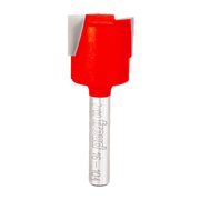 Red mortising bit with silver shank and Freud branding, 3/4" diameter cutting head.