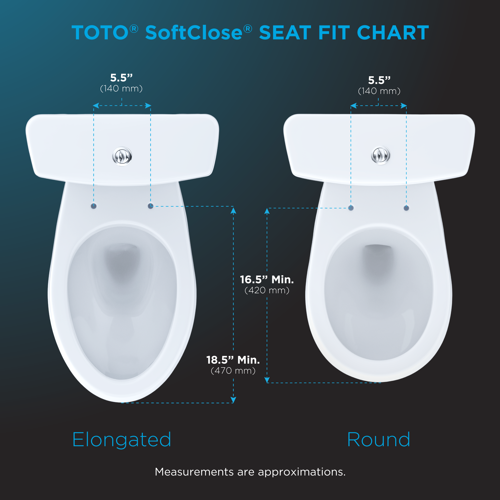 Toto SoftClose Elongated Oval Slow Close Toilet Seat and Lid in Ebony