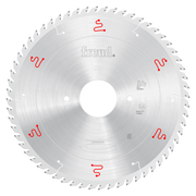 Freud 320mm circular saw blade with carbide teeth and central mounting hole for horizontal beam saws.