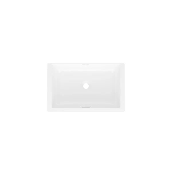 Victoria & Albert Kaldera Undermount Rectangular Bathroom Sink - Standard White