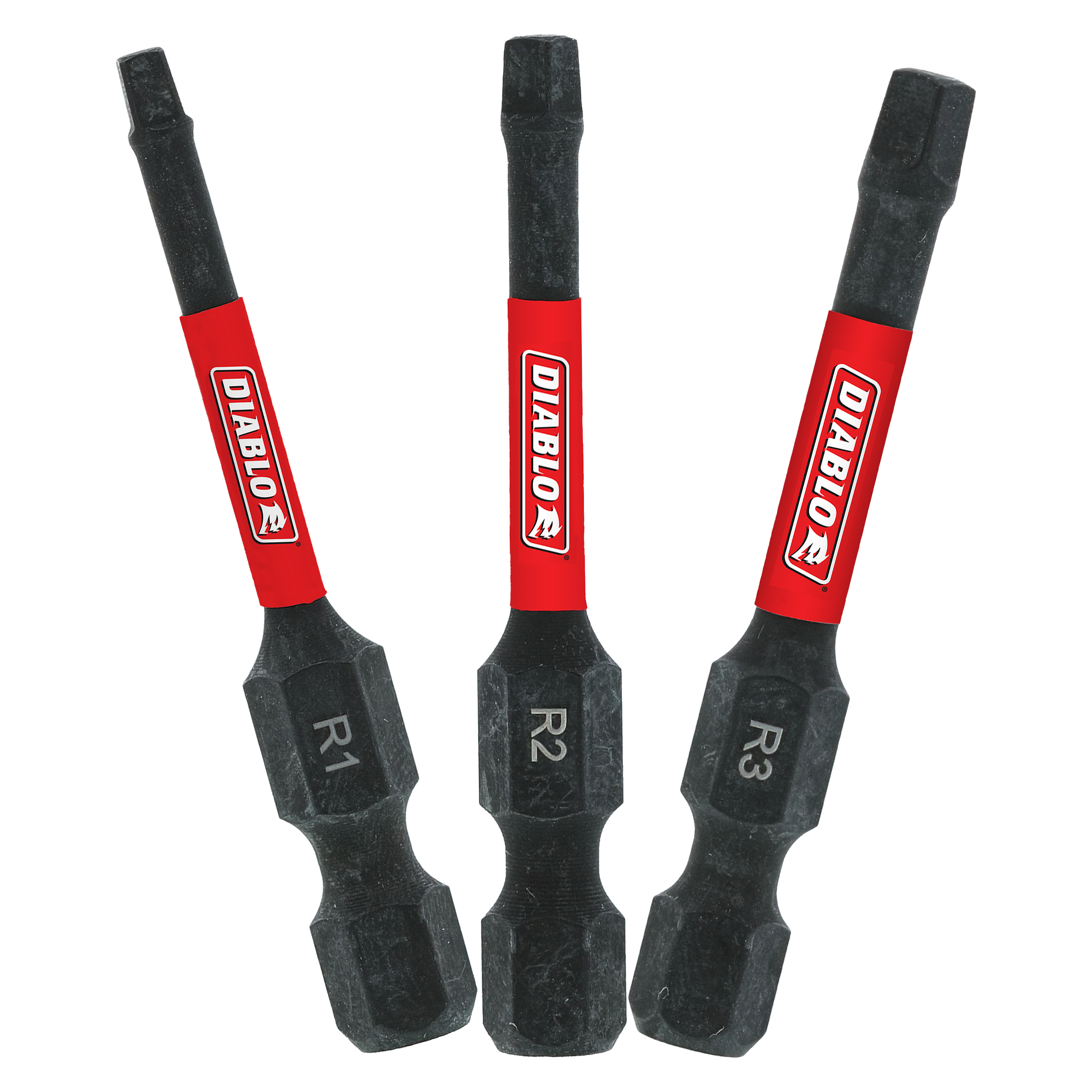 Diablo DSQV2-S3 2 in. Square Drive Bit Assorted Pack (3-Piece)