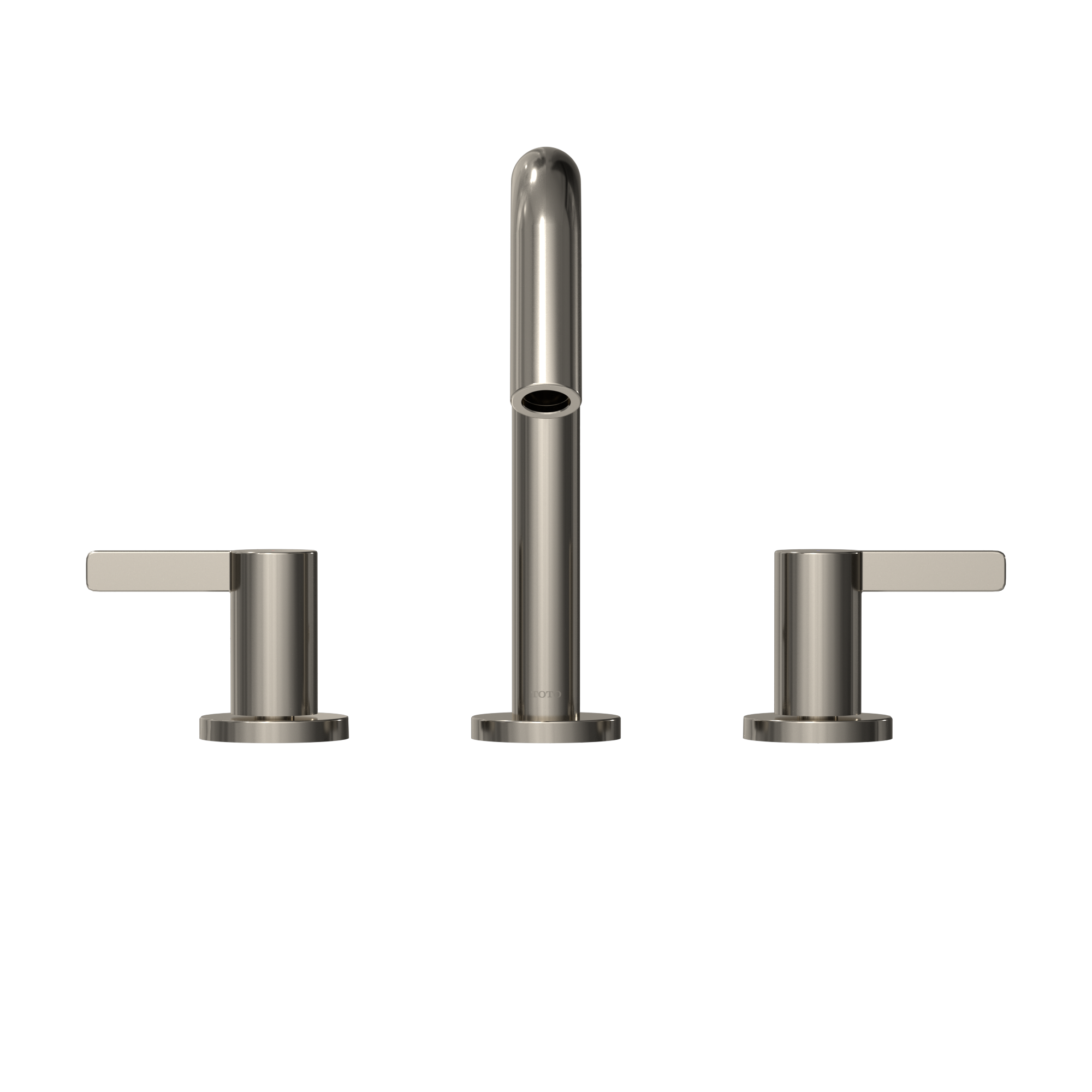 Toto GF Series 1.2 GPM Two Lever Handle Widespread Bathroom Sink Faucet, Polished Nickel