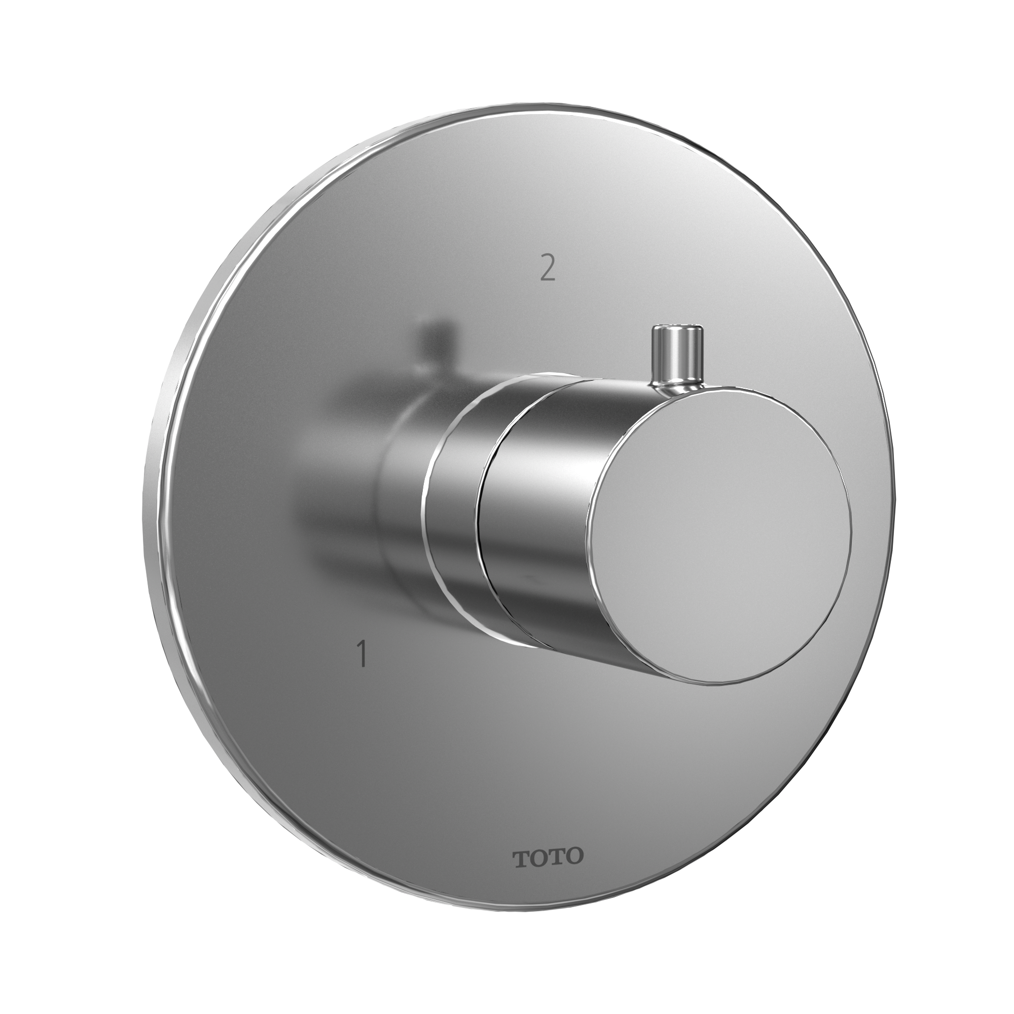 Toto Round Three-Way Diverter Shower Trim, Polished Chrome - TBV01104U#CP