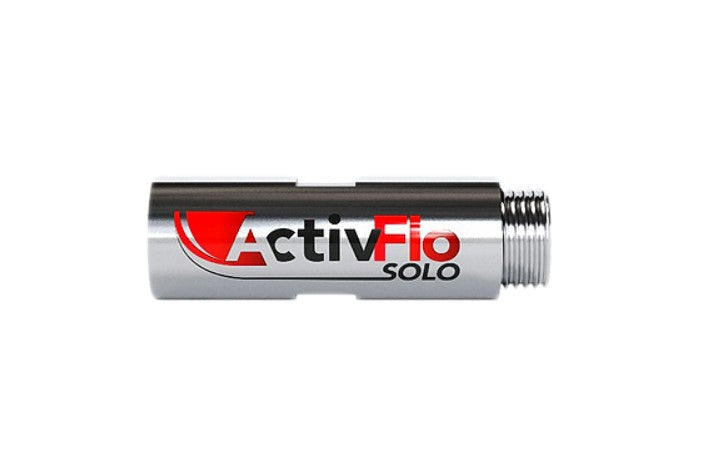 Zilmet Activflo Solo 1/2" MNPT x 1/2" FNPT carbon steel connector with threaded ends.