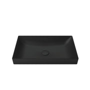TOTO Kiwami Renesse Rectangular 23" Vessel Bathroom Sink in Matte Black