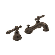 ROHL Arcana Widespread Bathroom Faucet with C-Spout - Tuscan Brass