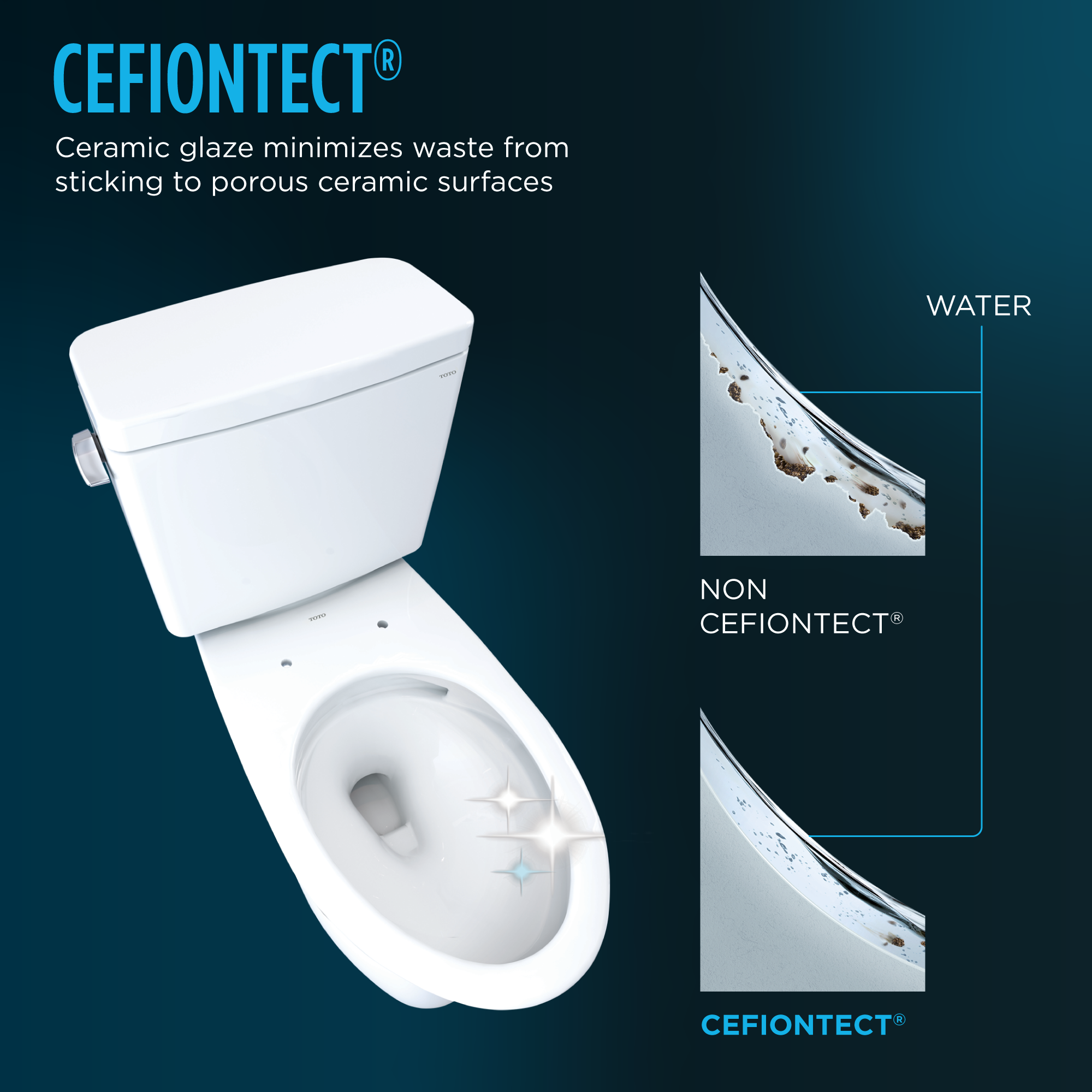 Toto Eco Guinevere Elongated Universal Height Toilet with CEFIONTECT 1.28 GPF with SS224 SoftClose Seat in Sedona Beige