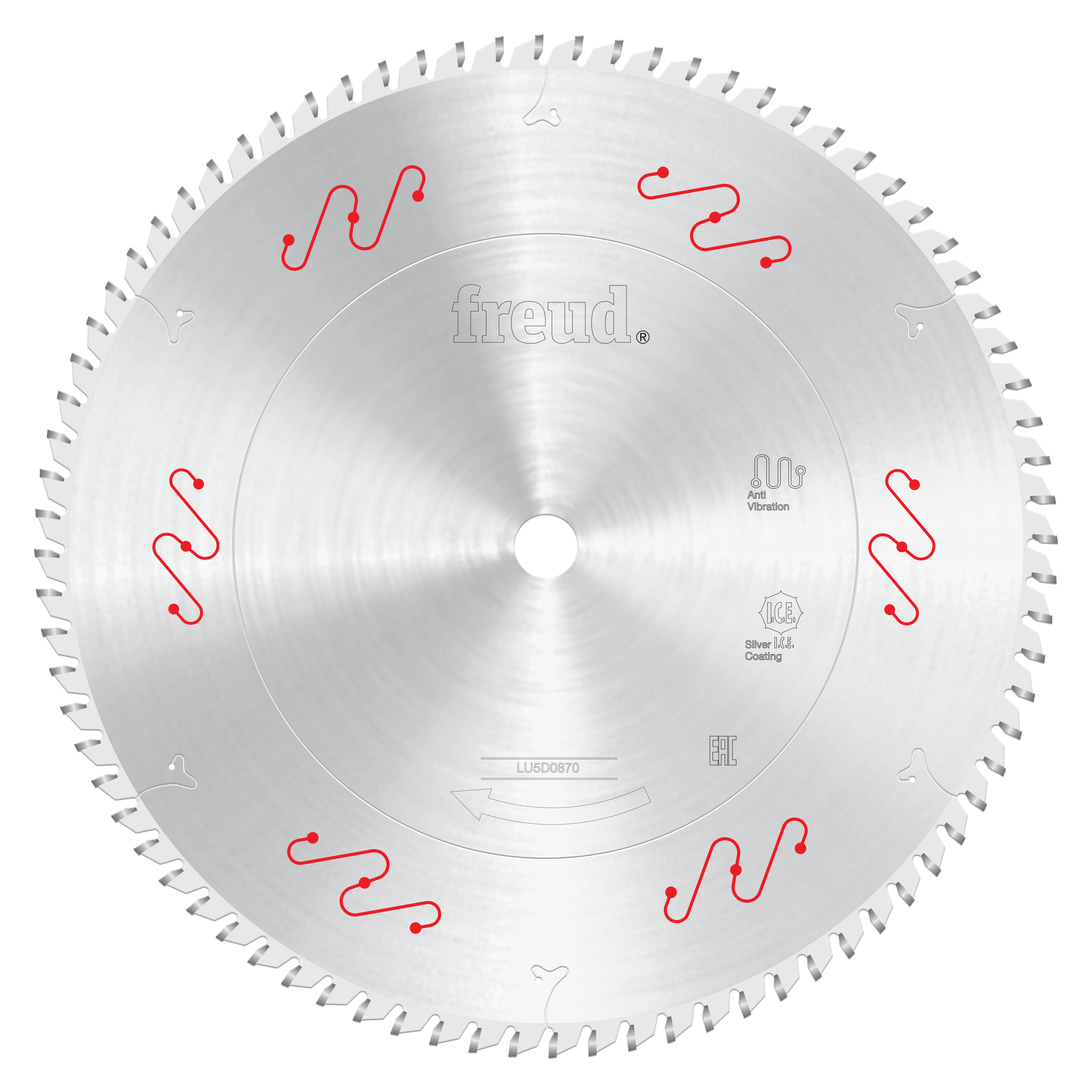 Freud LU5D0870 10" Carbide Tipped Saw Blade for Crosscutting