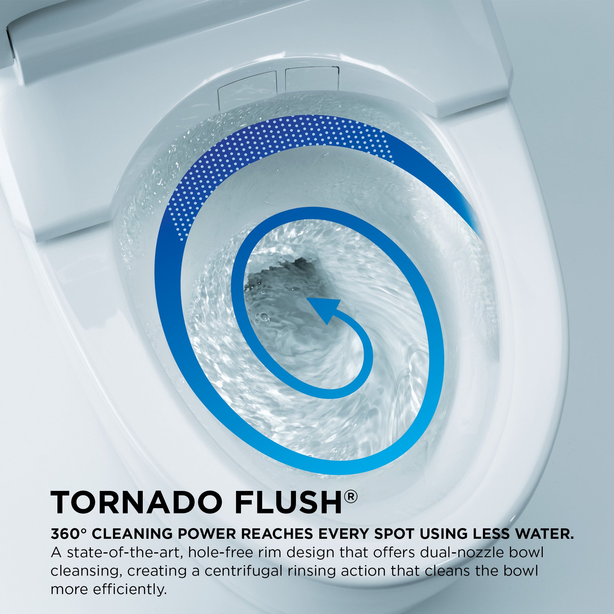 Toto Drake II Two Piece Elongated Universal Height Toilet with CEFIONTECT and Right Hand Lever 1.28 GPF Less Seat in Cotton White