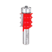 Freud 80-578 triple beading bit with red cutting head and silver steel shank.