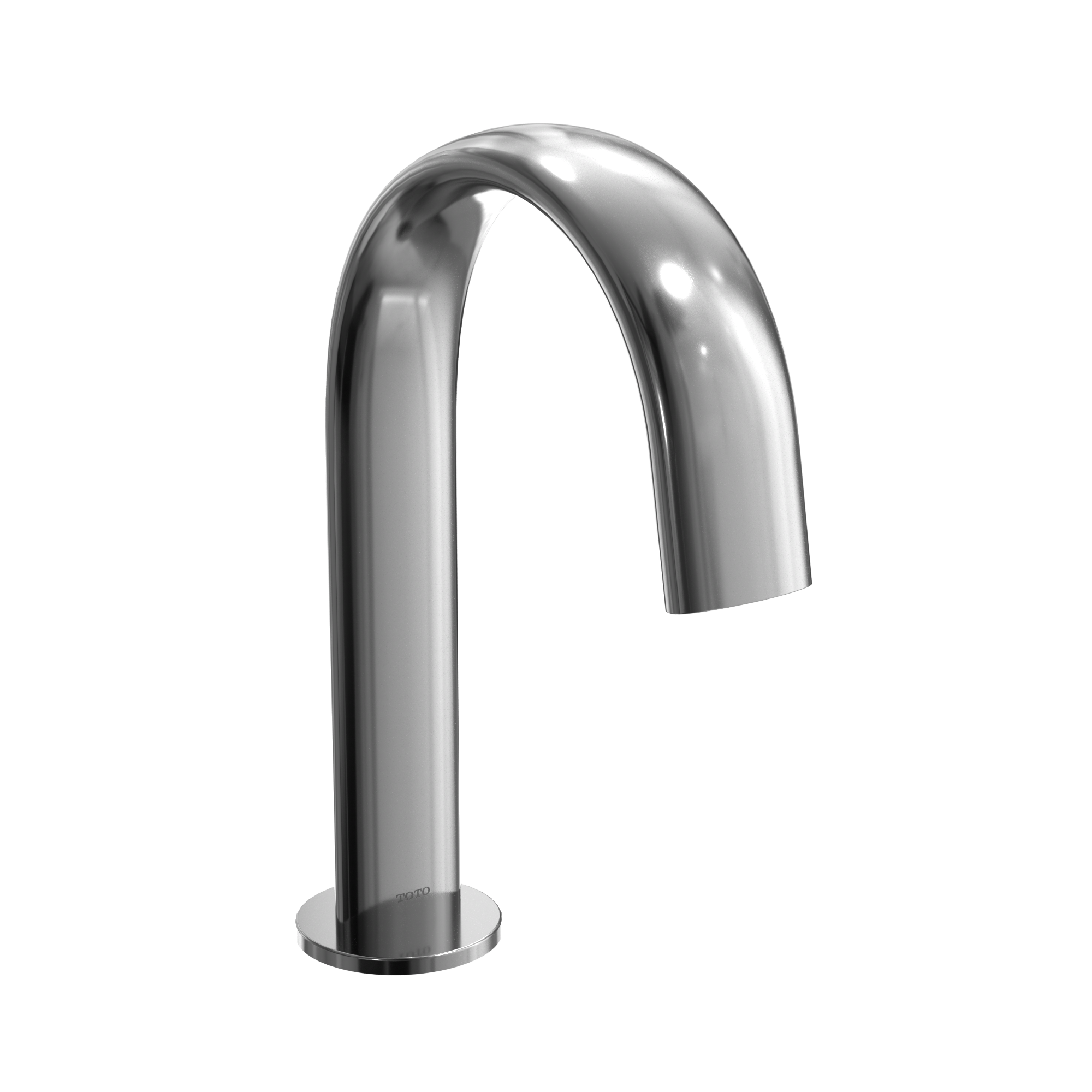 Toto Gooseneck AC Powered 10 Second On Demand Flow Touchless Bathroom Faucet 0.5 GPM with Mixing Valve in Polished Chrome