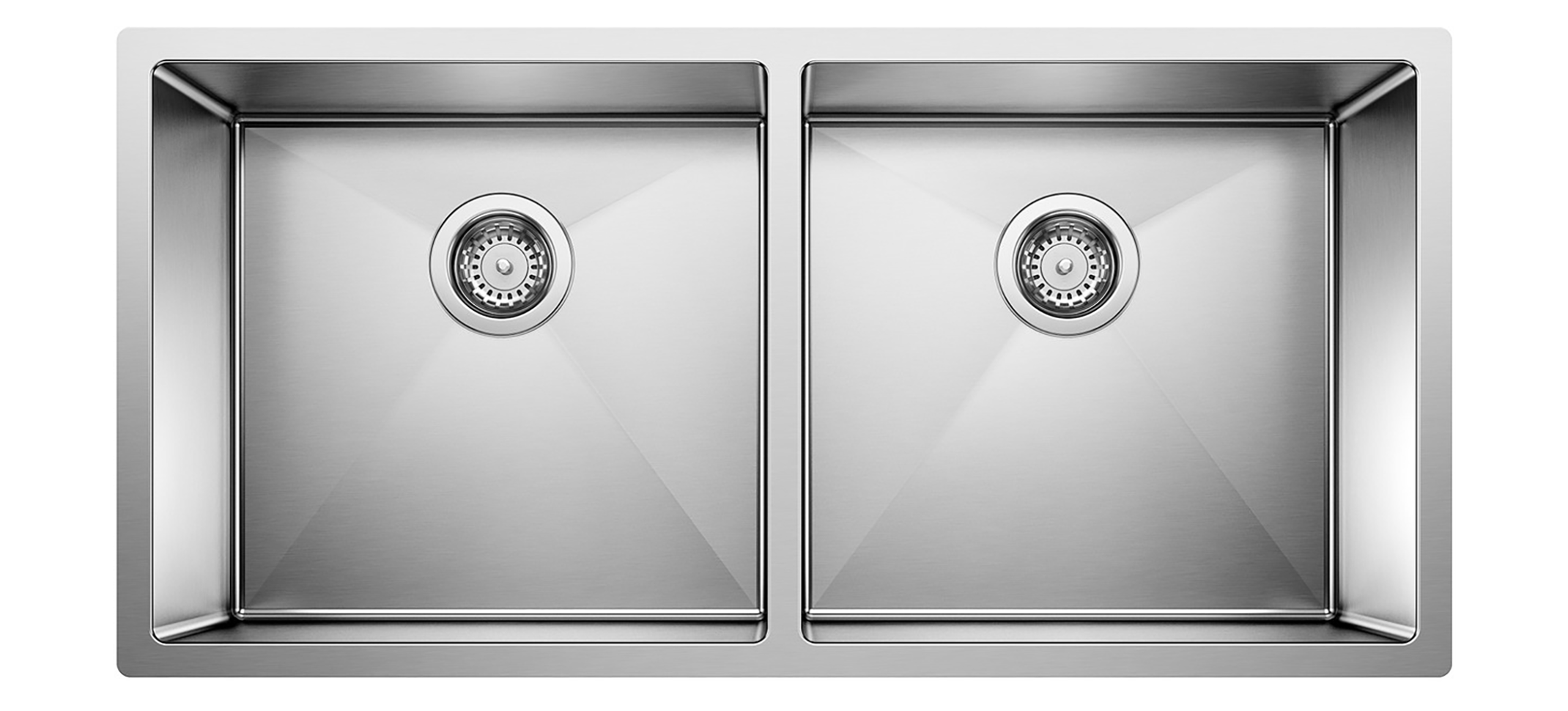 Blanco 516219 Precision 16" R10 Large Equal Double Bowl Undermount