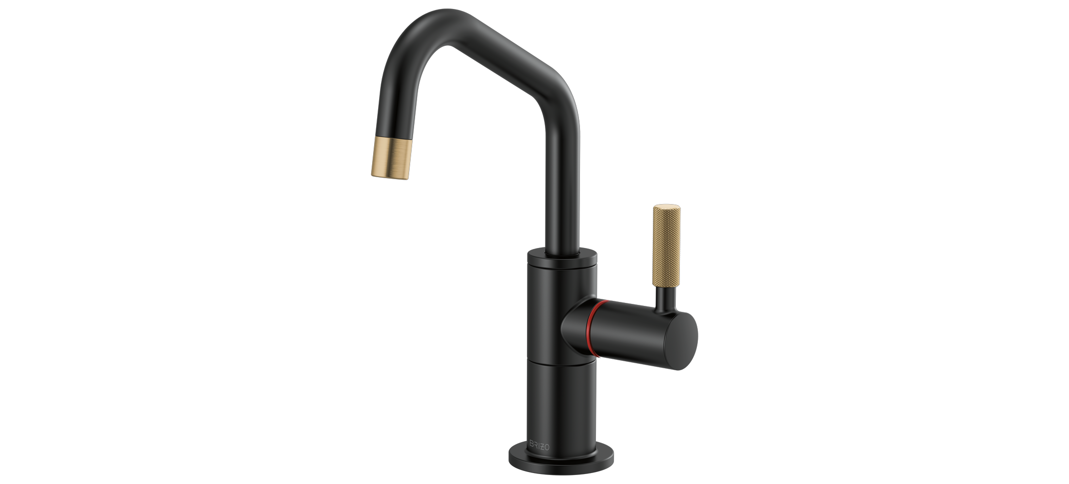 Brizo Litze Instant Hot Faucet with Angled Spout & Knurled Handle