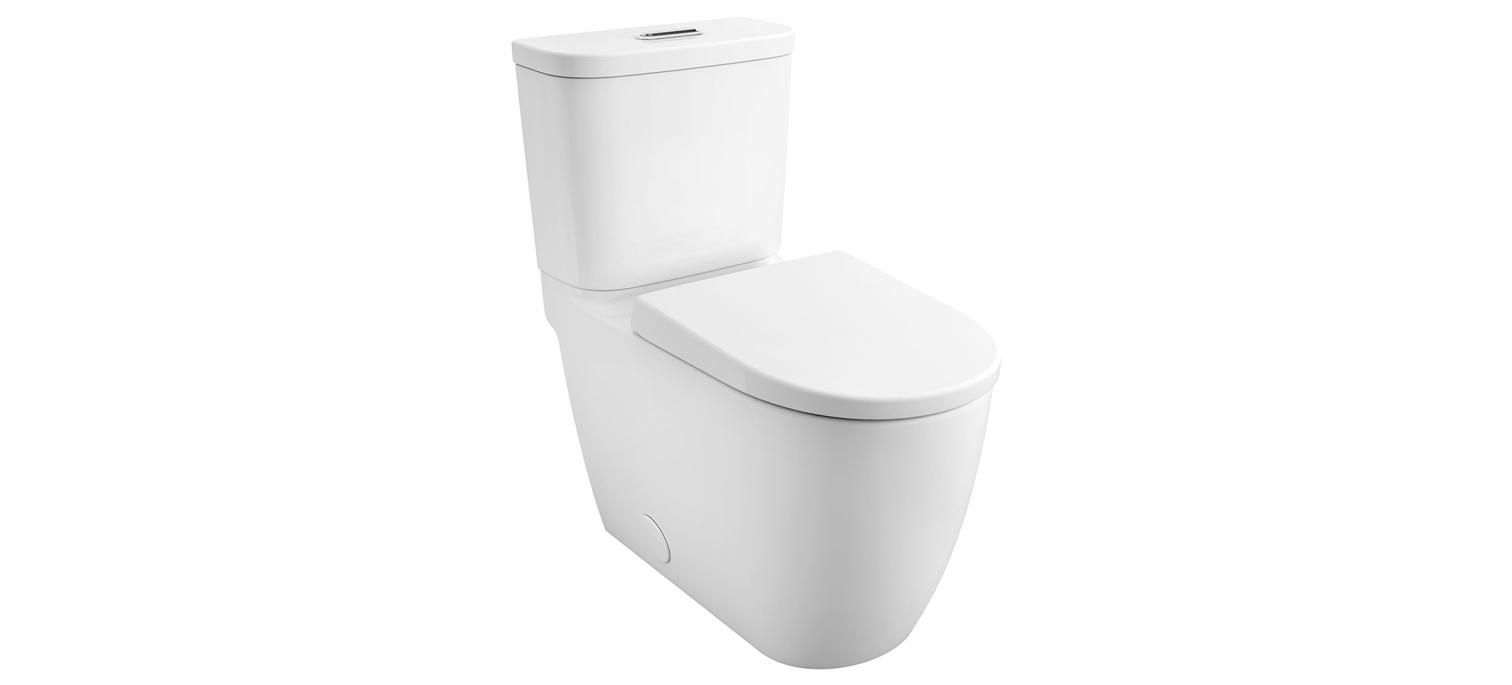 Grohe Essence 39674000 Two-piece Dual Flush Right Height Elongated Toilet with seat in Grohe Alpine White