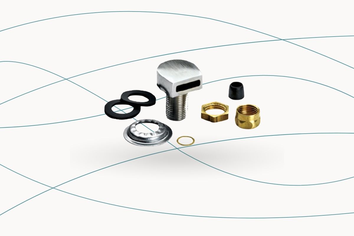 InSinkErator Bowl Nozzle in Stainless Steel The InSinkErator Bowl Nozzle in Stainless Steel on a plain background