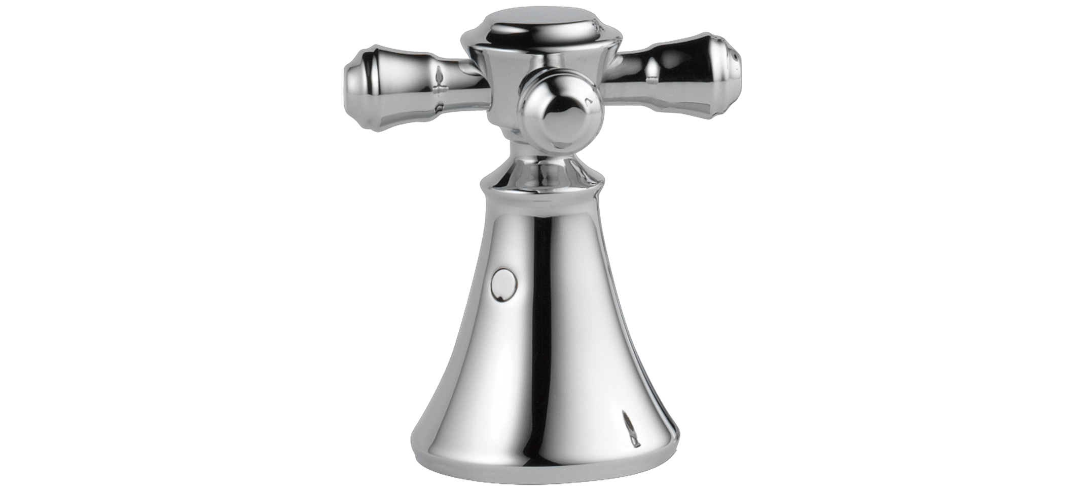 Delta Cassidy H295 Metal Cross Handle Set - Deck Mount Bathroom & Bidet - Two Handle Cross: Chrome