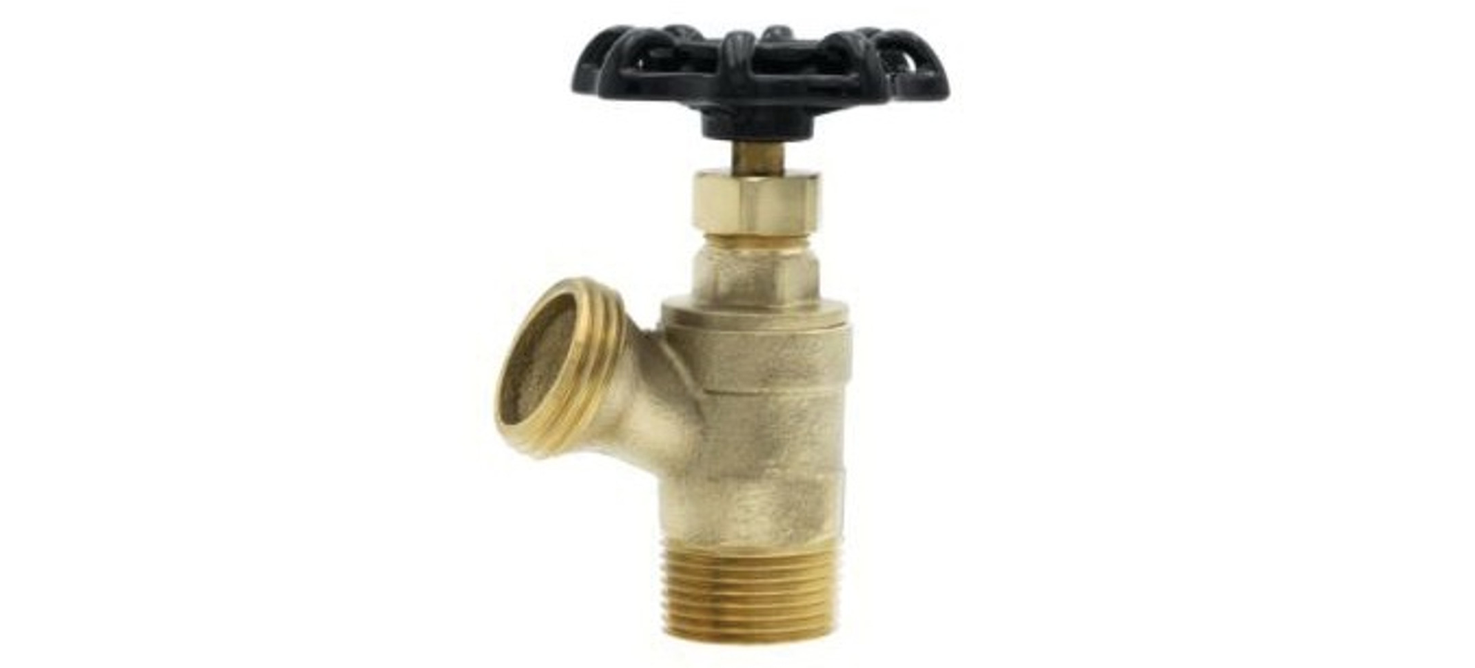 Legend Valve 107-144NL Multi-Turn Boiler Drain Valve 3/4 in MNPT 125 psi Pressure Brass