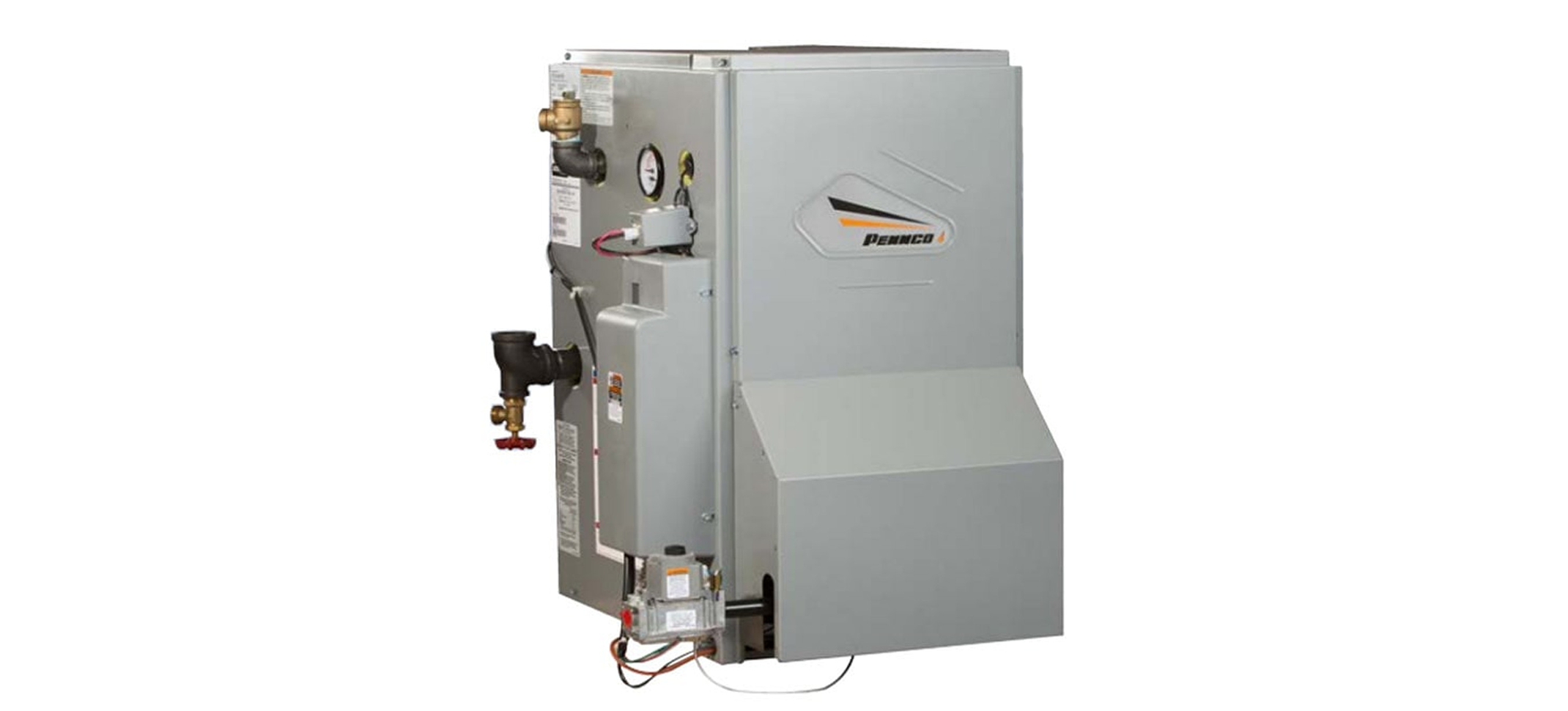 Pennco Silver 15B-205K 8 Zone 205,000 BTU Residential Cast Iron Natural Gas Boiler