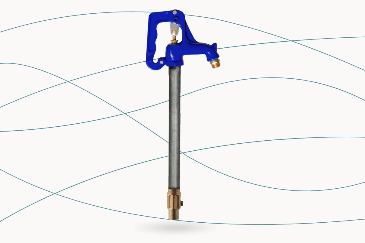 Prier YH Ground Hydrant – 1 ft. Bury Depth The Prier YH Ground Hydrant – 1 ft. Bury Depth on a plain background