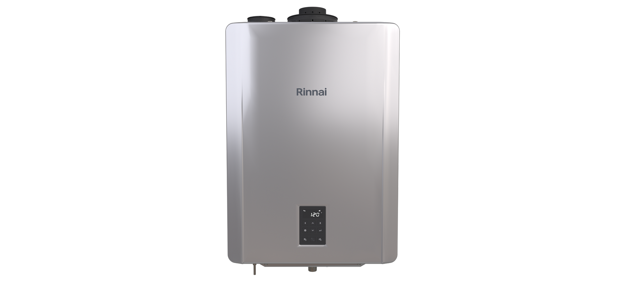 Rinnai I Series Plus C 9.8 GPM 120,000 BTU Central Heating and 199,000 BTU Hot Water Natural Gas or Liquid Propane Condensing Combination Boiler - IP120199C