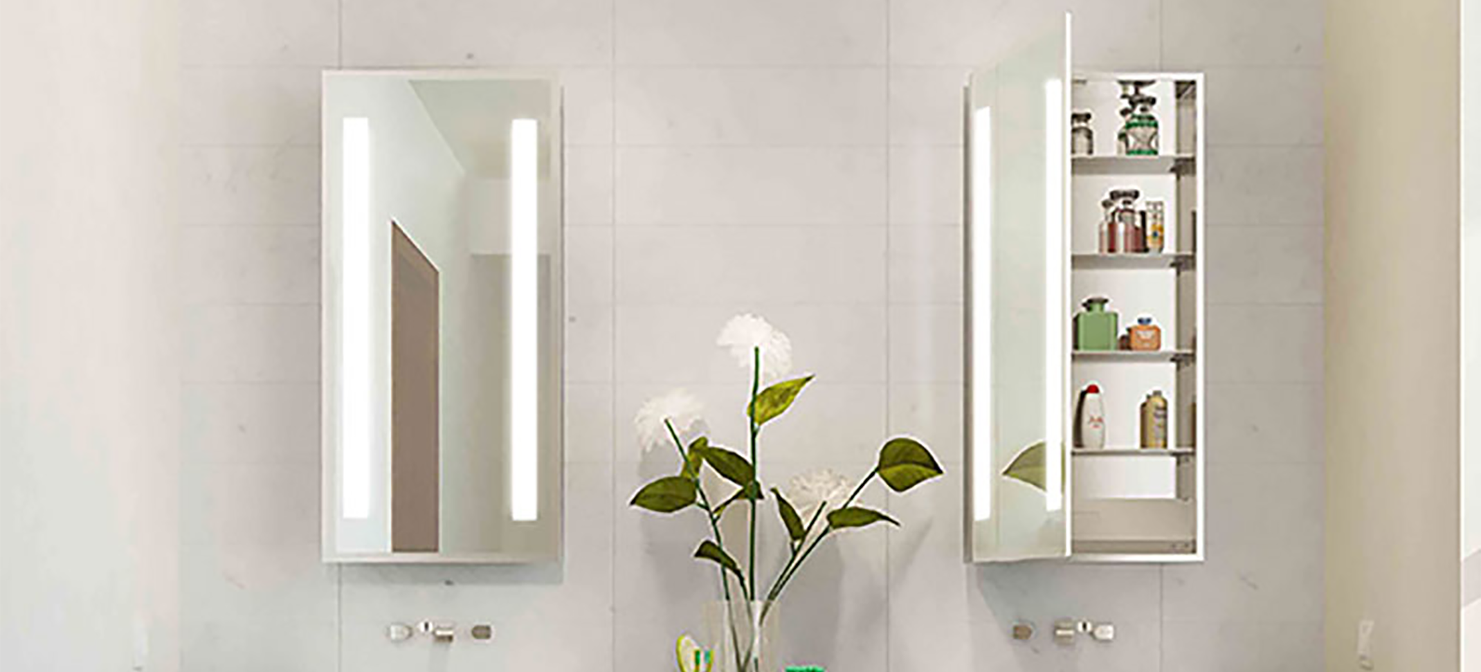 Electric Mirror Ambiance Mirrored Cabinet