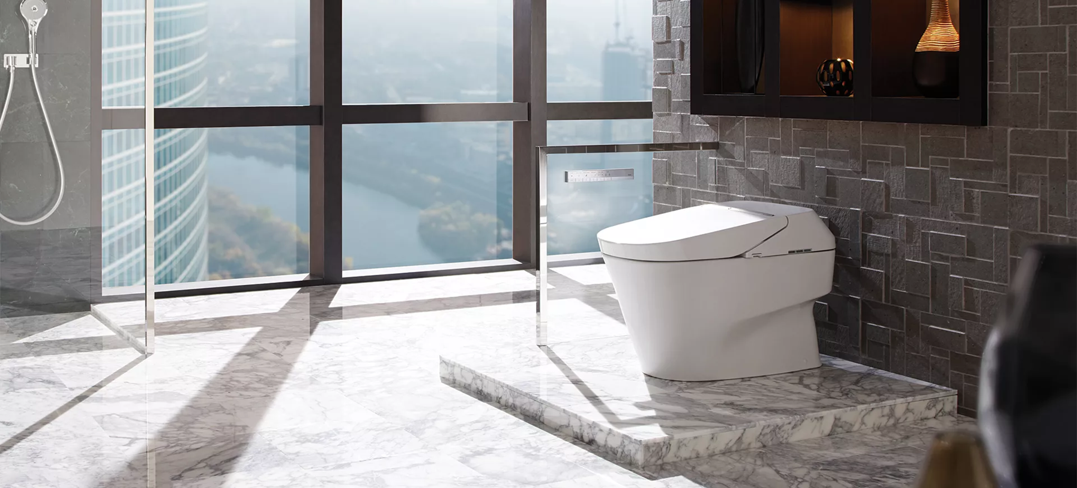 Toto Washlet G450 1.0 Or 0.8 GPF Smart Toilet With Integrated Bidet Seat And Cefiontect, Cotton White - MS922CUMFG#01