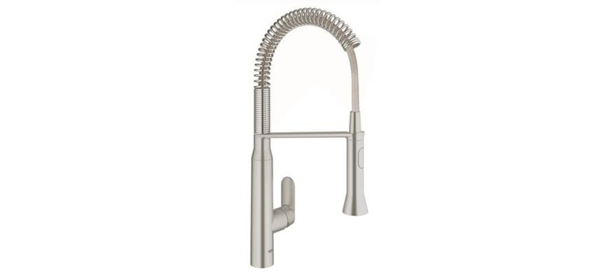 Grohe 31380DC0 K7 Medium Semi-Pro Single-Handle Standard Kitchen Faucet: Super Steel
