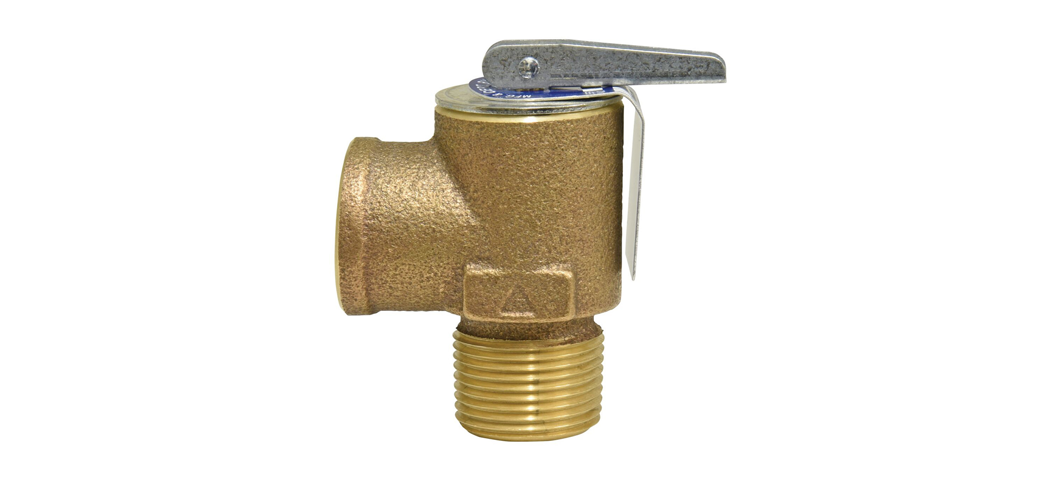 Watts 3/4" Bronze Boiler Pressure Relief Valve, Male Inlet, 30 psi - 0342692